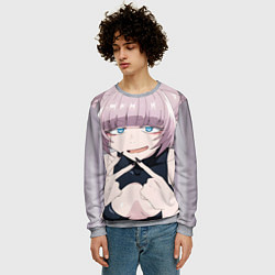 Свитшот мужской Yofukashi no Uta Надзуна Нанакуса, цвет: 3D-меланж — фото 2