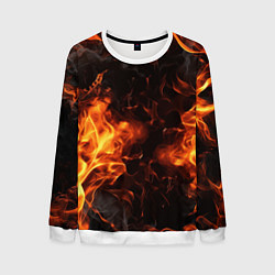 Свитшот мужской Fire style, цвет: 3D-белый