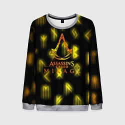 Свитшот мужской Assasins Creed mirage, цвет: 3D-меланж