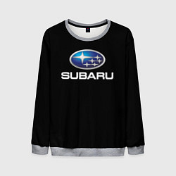Свитшот мужской Subaru sport auto car, цвет: 3D-меланж