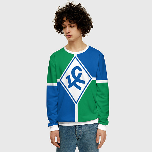 Мужской свитшот Самарские крылья советов / 3D-Белый – фото 3