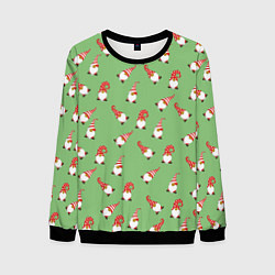 Свитшот мужской Гномы бородачи, цвет: 3D-черный