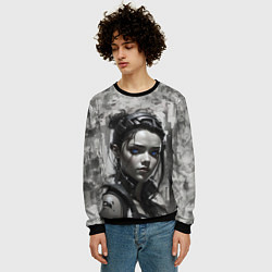 Свитшот мужской Синеглазка, цвет: 3D-черный — фото 2