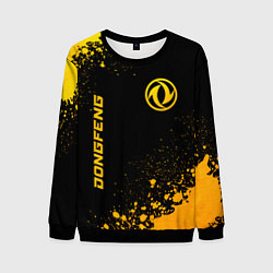 Свитшот мужской Dongfeng - gold gradient вертикально, цвет: 3D-черный