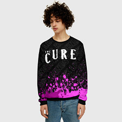 Свитшот мужской The Cure rock legends посередине, цвет: 3D-черный — фото 2