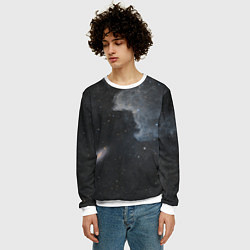 Свитшот мужской Бесконечная вселенная, цвет: 3D-белый — фото 2