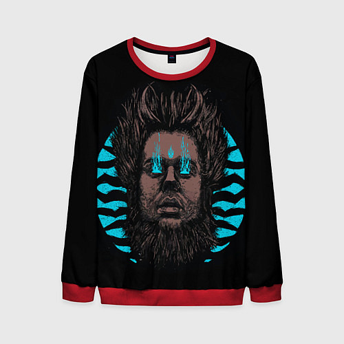 Мужской свитшот Wayne Static - X / 3D-Красный – фото 1