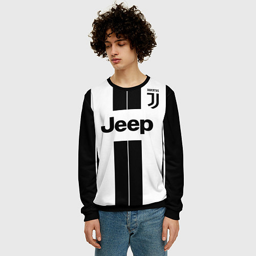 Мужской свитшот Juventus collection / 3D-Черный – фото 3