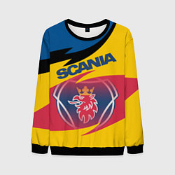Мужской свитшот Scania logo