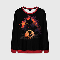 Свитшот мужской Маргарита и Бегемот, цвет: 3D-красный
