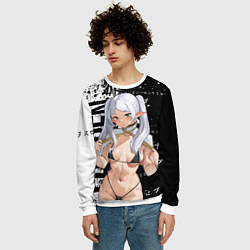 Свитшот мужской Фрирен в купальнике, цвет: 3D-белый — фото 2