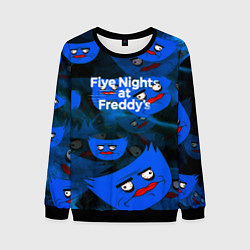 Свитшот мужской Huggy Wuggy x Five Nights at Freddys, цвет: 3D-черный