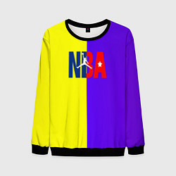 Свитшот мужской NBA sport полосы, цвет: 3D-черный
