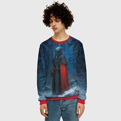 Свитшот мужской Ксеноморф в одеяниях, цвет: 3D-красный — фото 2