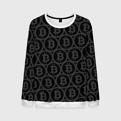 Мужской свитшот Биткоин патерн