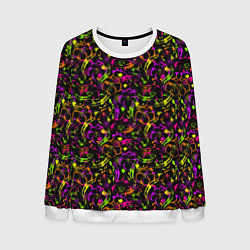 Свитшот мужской Color bright pattern, цвет: 3D-белый