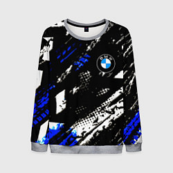 Мужской свитшот BMW stripes color auto sport