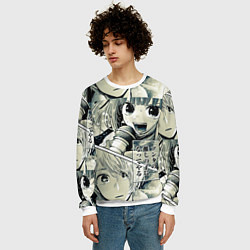Свитшот мужской Звездное дитя, цвет: 3D-белый — фото 2