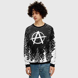 Свитшот мужской Anarchy winter gray, цвет: 3D-черный — фото 2