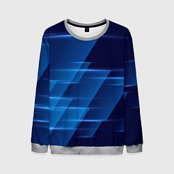 Свитшот мужской Blue background, цвет: 3D-меланж