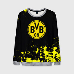 Свитшот мужской Borussia краски жёлтые, цвет: 3D-меланж