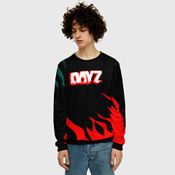 Свитшот мужской Dayz flame, цвет: 3D-черный — фото 2