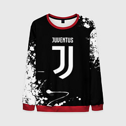 Свитшот мужской Juventus краски белые, цвет: 3D-красный