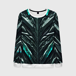 Мужской свитшот Зелёная малахитовая броня