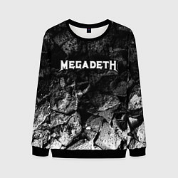 Свитшот мужской Megadeth black graphite, цвет: 3D-черный