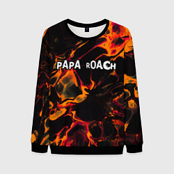 Мужской свитшот Papa Roach red lava