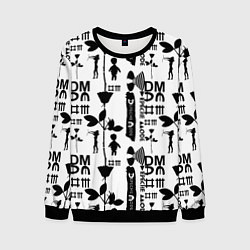 Свитшот мужской Depeche Mode DM music, цвет: 3D-черный