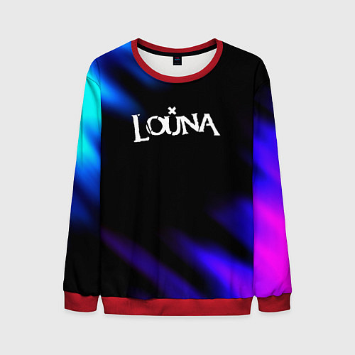 Мужской свитшот Louna neon bend / 3D-Красный – фото 1