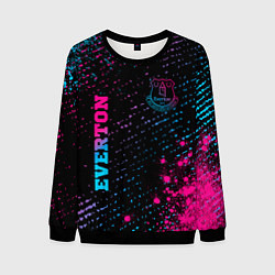 Мужской свитшот Everton - neon gradient вертикально