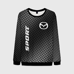 Свитшот мужской Mazda sport carbon, цвет: 3D-черный