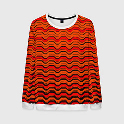 Мужской свитшот Красные линии и чёрные полосы