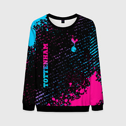 Мужской свитшот Tottenham - neon gradient вертикально