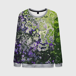 Свитшот мужской Абстрактный эффект ржавчины, цвет: 3D-меланж