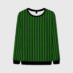 Свитшот мужской Паттерн из пересекающихся овалов, цвет: 3D-черный