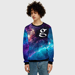Свитшот мужской Garbage space rock, цвет: 3D-черный — фото 2