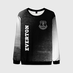 Свитшот мужской Everton sport на темном фоне вертикально, цвет: 3D-черный