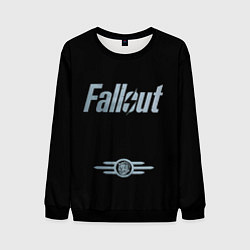 Свитшот мужской Fallout - Logo, цвет: 3D-черный