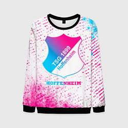 Свитшот мужской Hoffenheim neon gradient style, цвет: 3D-черный