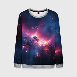 Мужской свитшот Взрыв в космосе