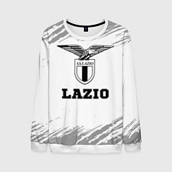 Свитшот мужской Lazio sport на светлом фоне, цвет: 3D-белый