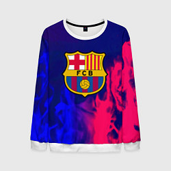 Свитшот мужской Barcelona fc club gradient, цвет: 3D-белый