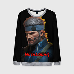 Свитшот мужской Веном Снейк из игры Metal gear, цвет: 3D-меланж