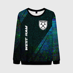 Мужской свитшот West Ham glitch blue