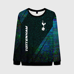 Мужской свитшот Tottenham glitch blue