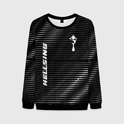 Свитшот мужской Hellsing metal anime lines, цвет: 3D-черный