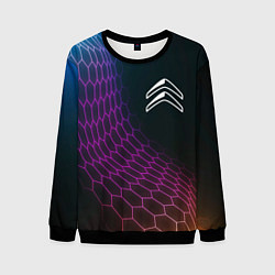 Мужской свитшот Citroen neon hexagon
